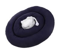 NOLITOY Collerette Chien Souple Imperméable Réglable pour Récupération Post-opératoire Col Protecteur Confortable Léchage et Morsure Adaptée Chiens et Chats Taille Couleur Bleu Foncé