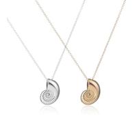 NOLITOY Collier Escargot de Mer Doré Petit Pendentif Chaîne Délicate pour Femme Bijou Plage Accessoire Présent Usage Quotidien et Vacances