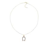 NOLITOY Collier Fer à Cheval Doré Micro-serti Zirconium En Alliage Léger Unisexe Pour Soirée Et Présent Délicat