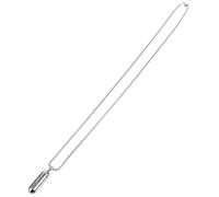 NOLITOY Collier Pendentif Diffuseur Huile Essentielle Acier Inoxydable Aromathérapie Unisexe avec Bouteille Parfum Chaîne Fine et Élégante pour Femmes et Hommes