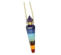 NOLITOY Collier Pendentif En Cristal Hexagonal Doré, Collier D'aromathérapie Flacon D'huile Essentielle, Bijou Féminin Pour Diffusion Parfumée, Accessoire Et Personnalisé
