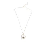 NOLITOY Collier Plaqué Femme avec Pendentif Panda Doré Collier Parent-garçon Fille Mode Élégant et Créatif pour Fille et Garçon Accessoire de Cou