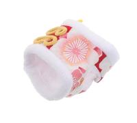 NOLITOY Combinaison de Vol Chaude pour Perroquet en Coton Épais, Taille M, Couleur Rouge, Vêtement d'hiver Respirant pour Oiseaux, Pull Perroquet Confortable, Couche pour Perruche Adaptée