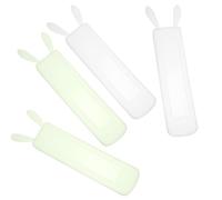 NOLITOY Coque Ambiance Estivale Télécommande en Silicone de Protection pour 4 Pièces Design Intégral, Protecteur de Télécommande