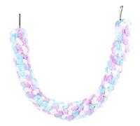 NOLITOY Corde à Grimper pour Lézard et Hamster en Coton Résistant Blanc, Jouet d'escalade 25 Cm pour Cage, Accessoires de Jeu Suspendus pour Petits Animaux de Compagnie