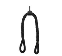 NOLITOY Corde de Triceps 0,7 M Noire Poignée Antidérapante pour Machine à Câbles de Musculation, Accessoire Tirage Vertical et Entraînement Bras en Salle de Sport à Domicile
