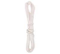NOLITOY Corde en Coton 6 Mm X 20 M pour Mât de Drapeau, Corde à Linge Résistante et Drisse Multifonction pour Extérieur, Accessoire Solide pour Levée de Drapeau et Étendoir Linge