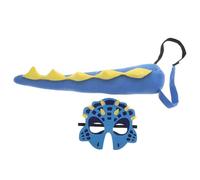 NOLITOY Costume De Dinosaure Moelleux Déguisement D halloween Queue De Fête De Dinosaure Boy Dinosaur Costume Habillage De Tout-petit Dino Blue