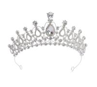 NOLITOY Couronne Avec Strass Diadème Éclatant Pour Fête Anniversaire Et Mariage Accessoire Élégant Pour Filles