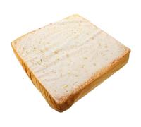 NOLITOY Coussin Décoratif de Toast pour Chat, Coussin Confortable Lavable en Peluche, Tapis de Couchage Épais 40x40x7 Cm pour Canapé, Panier ou Voyage, Adapté aux Animaux Domestiques