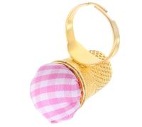NOLITOY Coussin Épingle Anneau Ouvert Réutilisable Accessoire Couture Portable pour Fixer Aiguilles Support Doigt Pratique et Élégant pour Broderie et Couture