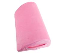NOLITOY Coussin Repose-Pieds en Mousse à Mémoire de Forme Ergonomique Couleur Rose Forme Goutte D’Eau Ailes Antidérapant et Déhoussable Accessoires de Bureau Confort pour Gamer et