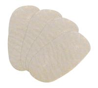 NOLITOY Coussinets de Chevalet en Cuir D’Agneau 4 Pcs pour Violon et Alto Pièces de Remplacement Résistantes à L’Usure Accessoires pour Violon Élève Amélioration Sonore Professionnelle