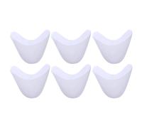 NOLITOY Coussinets Orteils en Gel de Silicone Blancs Trous D'aération, 3 Paires de Confortables et Respirants Soulager et Protéger les Pointes, Adaptés aux Danseuses et Soins