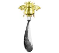 NOLITOY Couteau à Beurre Design Abeille Dorée en Acier Inoxydable Outil de Service Portable et Spatule Pratique pour Table de Dîner ou Fête