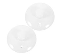 NOLITOY Couvercle de Théière en Céramique Double Couche 2 Pièces Petit Format Compatible Théières Variées Couleur Jade Accessoire Remplacement Pratique pour Maison Réunion et Camping