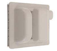 NOLITOY Couvercle Étanche Installation Facile et Protection Complète des Connexions pour Boîte de Jonction de Climatiseur en ABS Blanc Poignée, Compatible Camping