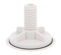 NOLITOY Couvercle Trou Robinet 47Mm Cache-Trou d'Évier en Plastique Bouchon Décoratif Anti-Fuite pour Lavabo Évier Cuisine Installation Facile 1 Pièce