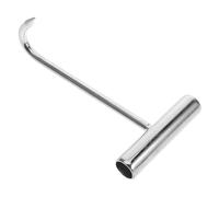 NOLITOY Crochet à Viande en Acier Inoxydable T Poignée, Petit Crochet pour Suspendre et Retourner Viande Bœuf Agneau, Outil Robuste pour Barbecue et Transformation Alimentaire