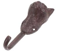 NOLITOY Crochet Mural Vintage en Métal de Tête de Chat Patère Décorative Rétro Crochet Porte-Serviettes et Rangement Mural Fixation Adhésive pour Salle de Bain et Maison Couleur Effet