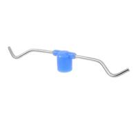 NOLITOY Crochet Support de Perfusion Amovible en Acier Inoxydable 2 Crochets, Installation Facile, Accessoire pour Poteau Iv en Milieu Hospitalier