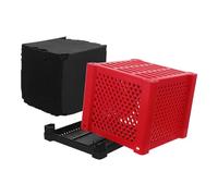 NOLITOY Cube Filtre à Eau Charbon Actif pour Aquarium, Boîtier de Filtration Amovible, Média Filtrant Cubique pour Bac à Eau Douce, Purification Silencieuse et Entretien Simplifié, Kit