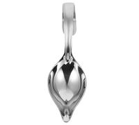 NOLITOY Cuillère Cuisine en Acier Inoxydable Argentée Bec Verseur, Robuste et Épaisse pour Sauce et Portion Précise Cuisine