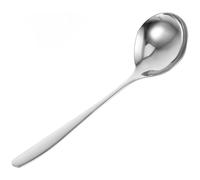 NOLITOY Cuillère de Service Grosse Taille en Acier Inoxydable 304, Louche à Soupe Publique Manche Long pour Buffet et Restaurant, Ustensile Cuisine Solide et Facile à Nettoyer