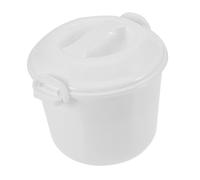 NOLITOY Cuiseur à Riz Portable 3l pour Micro-ondes avec Couvercle Hermétique, Cuiseur Vapeur Antiadhésif Multifonction pour Riz, Pâtes et Légumes - Repas Rapide Famille