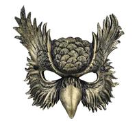 NOLITOY de Hibou Halloween en Polyuréthane Léger et Taille Unique Sangle Élastique Ajustable D’Animal Réaliste pour Carnaval Fête Masquée et Cosplay Accessoire de Bal Masqué