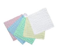 NOLITOY Débarbouillettes Absorbantes et Multi-fonctions en Coton Lot de 5 pour Bébé pour L'hygiène Quotidienne et Occasions Spéciales