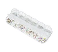 NOLITOY Décorations Ongles Diamants Cristaux Pour Manucure Diy Accessoires Verre Pour Nail Art