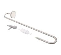 NOLITOY Diffuseur d'air pour Aquarium en Acier Inoxydable 25 CM Pompe à Air Silencieuse avec Bulleur à Microbulles pour Aquarium Domestique Diffusion Homogène pour Plantes Aquatiques et