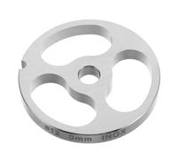 NOLITOY Disque de Découpe Inox 3 Trous pour Hachoir à Viande Manuel Accessoire Poussoir à Saucisses Élément Remplaçable pour Farcir Saucisses Compatible Cuisine Maison Nettoyage