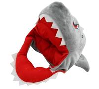 NOLITOY Doll Plush Shark Hat Accessory for Dressing-up Soft and Safe DIY Shark Headgear for Dolls and Comfortable Poupon Decoration