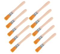 NOLITOY Ensemble de 10 Pinceaux d'Outils Archéologiques pour Garçon et Filles Brosses en Bois Ergonomiques pour Fouilles Éducatives Kit Scientifique D’Exploration et Nettoyage des