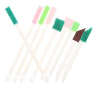 NOLITOY Ensemble de 9 Brosses de Nettoyage pour Interstices, Brosse Plastique Résistante, Outil pour Rainures de Fenêtres, Nettoyage Biberons et Recoins, Accessoire la Cuisine et Salle