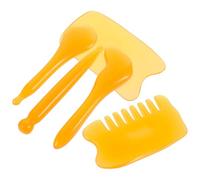 NOLITOY Ensemble d'Outils de Massage Gua Sha en Résine Multifonction pour Visage Cou et Corps - Stylo d'Acupression Spatule Faciale Bâton de Massage Musculaire et Peigne - Kit Portable