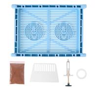 NOLITOY Ensemble Extrudeuse de Parfum Bleu en Plastique Porte-bâtonnets Parfumés, Facile à Nettoyer, pour Chambre de Yoga et Décoration Unique Couleur Aléatoire