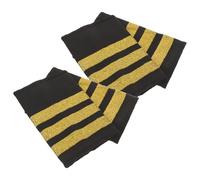 NOLITOY Épaulettes de Cosplay D'avion Tressées en Sangle, 2 Paires Faciles à Appliquer, Usage Polyvalent pour Costumes à Thème et Événements sur Scène