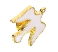 NOLITOY Épingle De Poitrine Paix Élégante En Métal Argenté, Broche à Épingle Spirituelle, Accessoire Religieux Pour Femmes, Souvenir De Communion Et Célébrations, Taille Standard