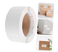 NOLITOY Étiquette Autocollante Blanche Adhésive pour Classement Étiqueteuse Papier Épais Étiquettes Vierges Pratiques pour Bureau et Maison Lot Polyvalent