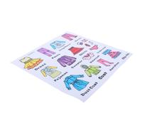 NOLITOY Étiquette Autocollante Vêtements Label Classification Vêtements Détachable Stickers Organisateur Garde-robe pour Maison