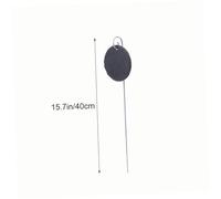 NOLITOY Étiquette de Jardin Ardoise Naturelle avec Support Rouille pour Pots et Panneau Suspendu pour et Potager Marqueur Plante