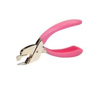 NOLITOY Extracteur Agrafes Portable Outil Retrait Agrafeuse et Pince à Agrafes Manuelle Pratique pour Bureau et École Rose
