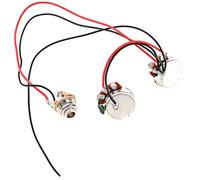 NOLITOY Faisceau de Câblage Actif pour Micro de Basse Gu55, Circuit Préampli pour Guitare Électrique, Accessoire de Remplacement Solide et Compatible, Contrôle de Tonalité Précis