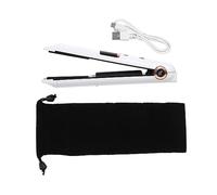 NOLITOY Fer à Friser Professionnel Sans Fil, Taille Compacte, Rechargeable Par Usb, Fonction 2-en-1 Lissage Et Bouclage, Voyage Et Usage Quotidien