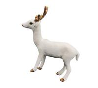 NOLITOY Figurine de Renne Miniature Jouet Animaux Artificiels pour Décoration de Bureau Maison