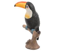 NOLITOY Figurine Toucan Réaliste Plastique Léger Modèle Animal Simulé Décoratif pour Maison Bureau et Fêtes à Thème Nature
