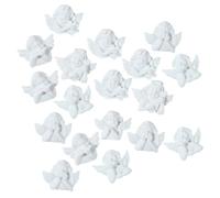 NOLITOY Figurines Anges Résine 18 Pièces à Dos Plat Pour Accessoires Téléphone Et Activités Manuelles Garçon Et Filles Diy